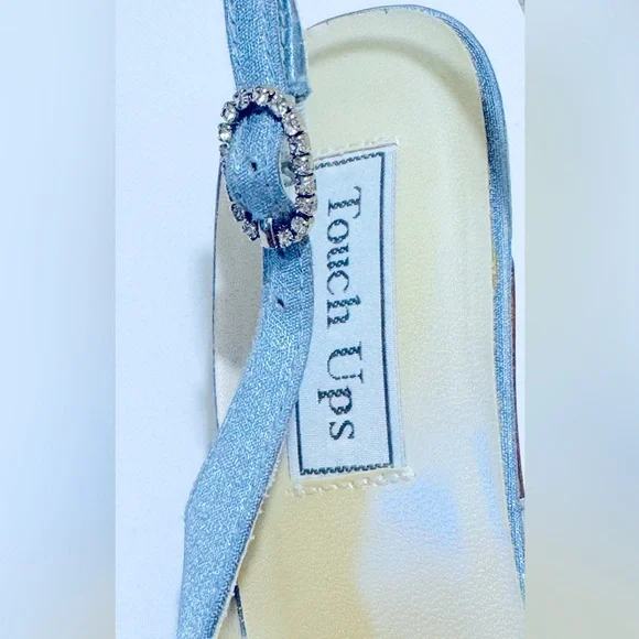 Matching Blue Purse & Shoes Set (Or Sold Separately) Size 8 W - Picture 5 of 10